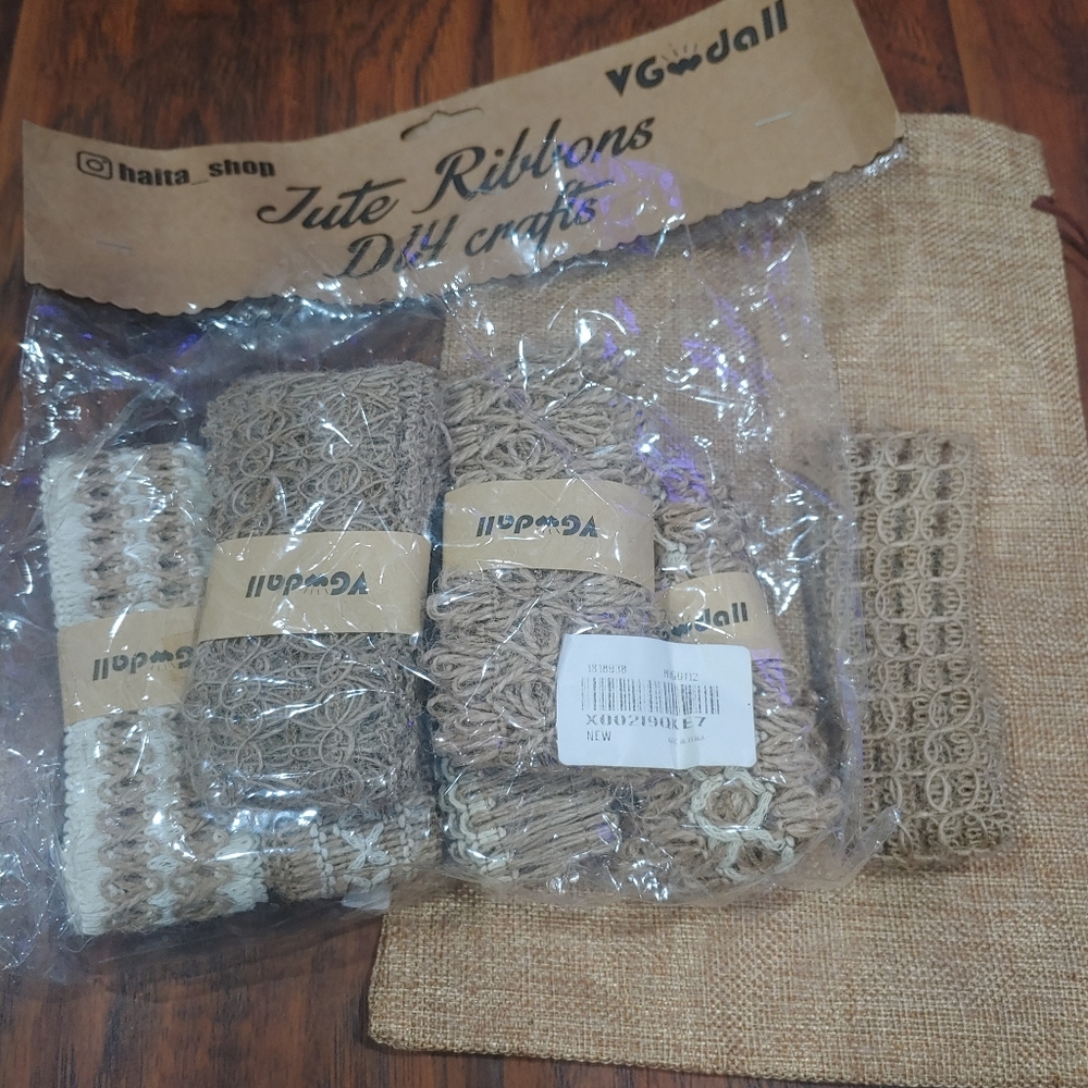 Jute ribbon pack